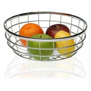 Oceľový košík na ovocie Versa Chrome