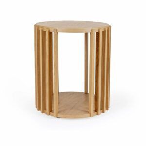 Odkladací stolík z dubového dreva Woodman Drum