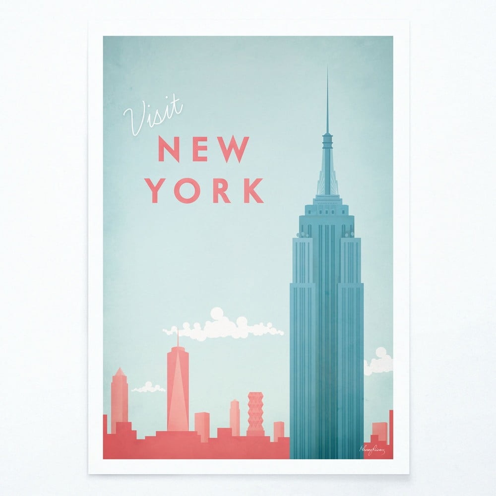 Plagát Travelposter New York