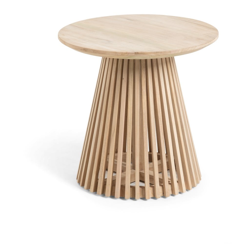 Príručný stolík z teakového dreva Kave Home Irune