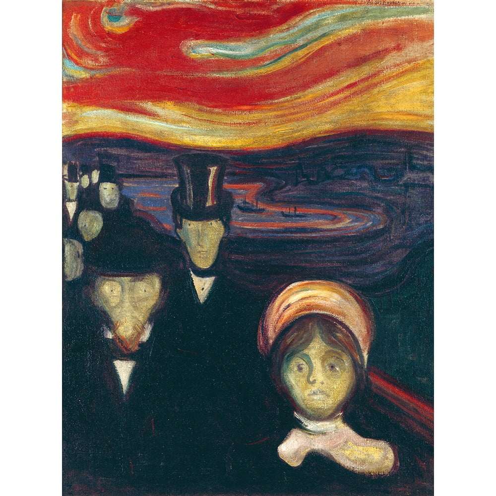 Reprodukcia obrazu Edvard Munch - Anxiety