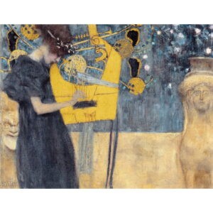 Reprodukcia obrazu Gustav Klimt - Music