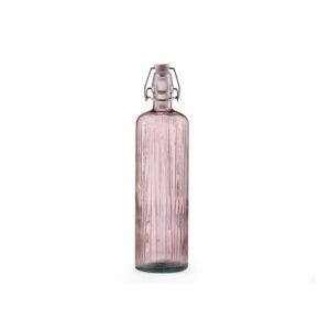 Ružová sklenená fľaša na vodu Bitz Kusintha