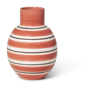 Ružovo-biela keramická váza Kähler Design Nuovo