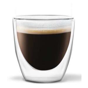 Sada 2 dvojstenných pohárov Vialli Design Ronny Espresso