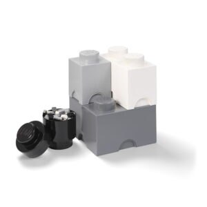 Set 4 plastových úložných škatúľ LEGO®