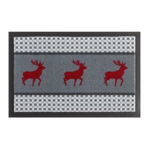 Sivá rohožka Hanse Home Deer