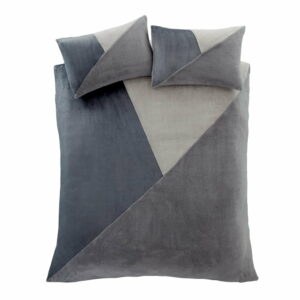 Sivé obliečky na jednolôžko z mikroplyšu 135x200 cm Cosy – Catherine Lansfield