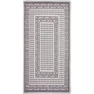 Sivo-béžový bavlnený koberec Vitaus Olivia