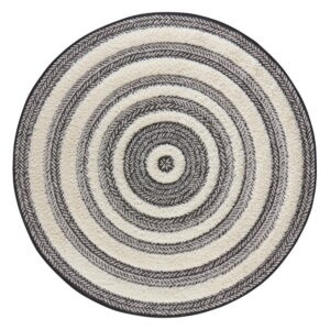Sivo-biely koberec Mint Rugs Handira Circle