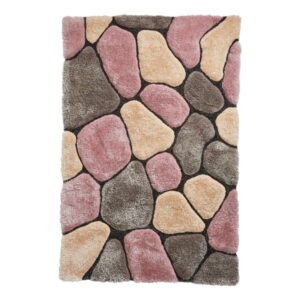 Sivo-ružový koberec Think Rugs Noble House Rock