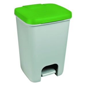 Sivo-zelený odpadkový kôš Curver Essentials