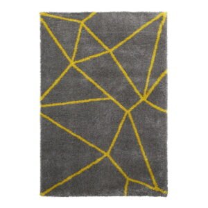 Sivo-žltý koberec Think Rugs Royal Nomadic Grey & Yellow