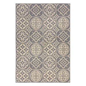 Sivý vonkajší koberec Flair Rugs Tile