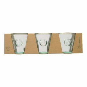 Súprava 3 pohárov z recyklovaného skla Ego Dekor Authentic