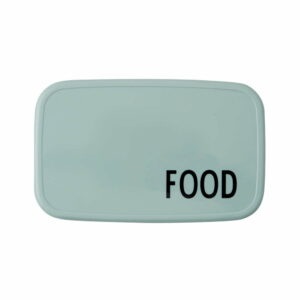 Svetlozelený obědový box Design Letters FOOD