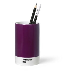 Tmavofialový keramický stojan na ceruzky Pantone