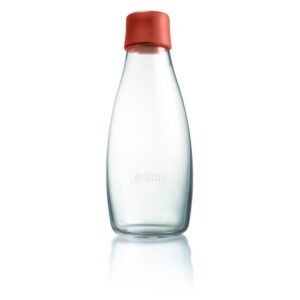 Tmavooranžová sklenená fľaša ReTap s doživotnou zárukou
