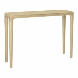 V prírodnej farbe konzolový stolík z dubového dreva 12x110 cm Heart'n'Soul – UMAGE