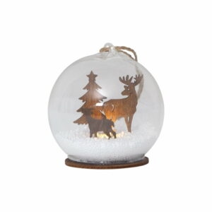 V prírodnej farbe vianočná svetelná dekorácia ø 8 cm Fauna – Star Trading