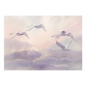Veľkoformátová tapeta Artgeist Flying Swans