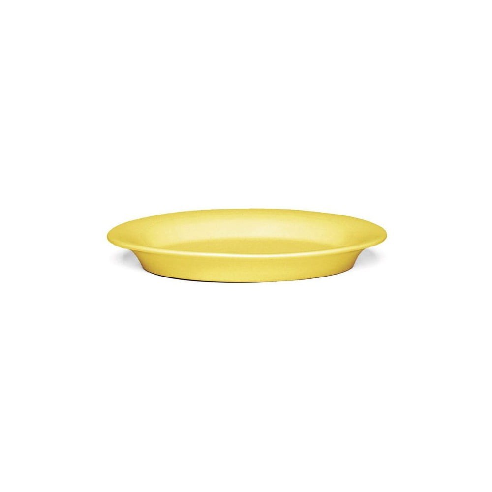 Žltý kameninový tanier Kähler Design Ursula
