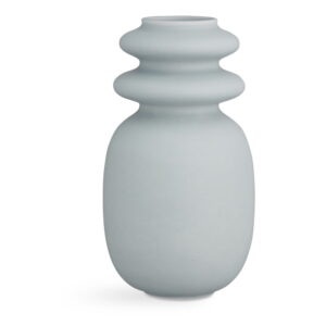 Modro-sivá keramická váza Kähler Design Kontur
