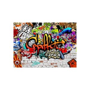 Veľkoformátová tapeta Bimago Colourful Graffiti
