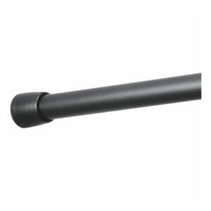 Čierna tyč na sprchový záves s nastaviteľnou dĺžkou InterDesign Cameo