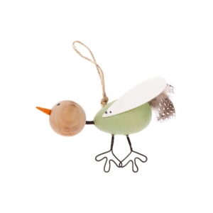 Drôtený dekoratívny závesný vtáčik Dakls Bird Uno