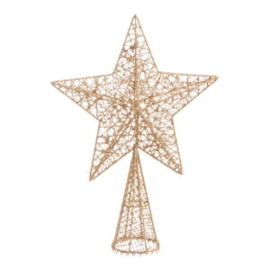 Hviezda na vianočný strom v zlatej farbe Unimasa Estrella