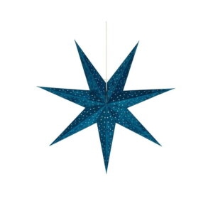 Modrá svetelná dekorácia Markslöjd Velours