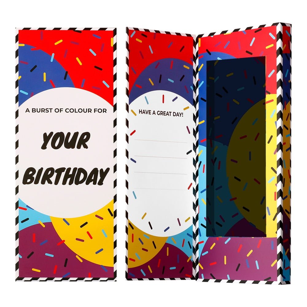 Darčeková krabička na ponožky Ballonet Socks Happy Birthday Socks Card