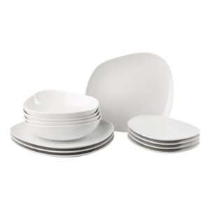 12-dielna biela porcelánová sada riadu Like by Villeroy & Boch Group