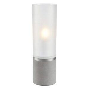 Bielo-sivá betónová stolová lampa (výška 40 cm) Molo - Markslöjd
