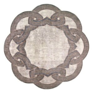 Béžový okrúhly koberec ø 160 cm - Vitaus