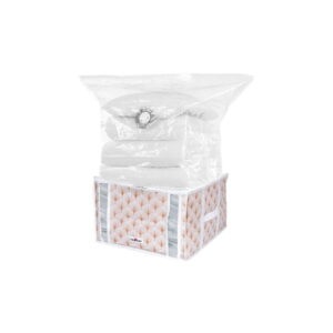 Ružový vakuový úložný box na oblečenie Compactor Signature Blush 3D Vacuum Bag