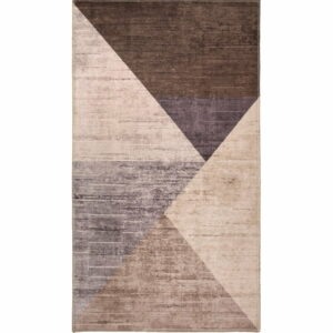 Hnedo-béžový prateľný koberec 180x120 cm - Vitaus