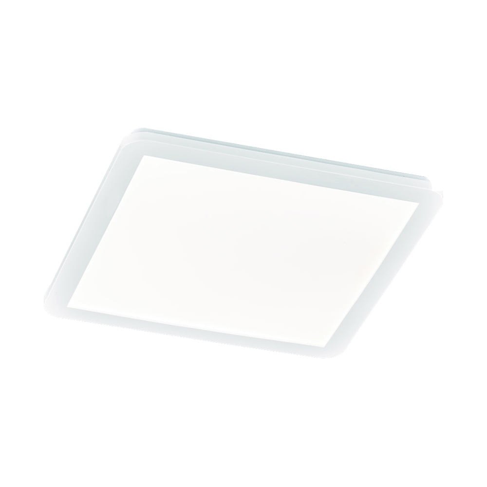 Biele štvorcové stropné LED svietidlo Trio Camillus