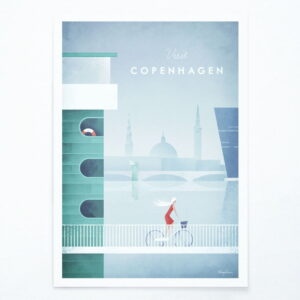 Plagát Travelposter Copenhagen
