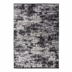 Čierno-sivý koberec 230x160 cm Deluxe Difuminada Plata - Universal